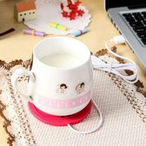 Or - Mini chauffe-tasse portable USB, chauffe-tasse, tasse à café,  sous-verre chauffant, plaque chauffante th