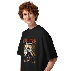ECHO "Vampire Mosquito" Graphic T-Shirt – Premium Black Oversized