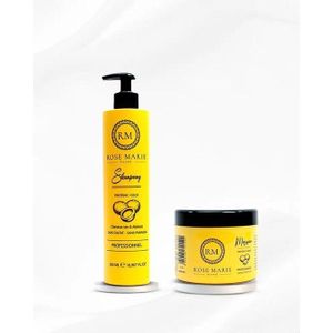 RM PACH X 2 Pcs Shampoings et Masque Protéine ET L'Huile De Coco 500ML