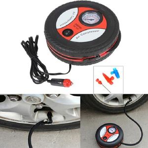 Compresseur à Air Portatif, Gonfleur Pneus Voiture, Mini Compresseur Pneu  12V,Pompe Pneus avec écran LCD Numérique Lampe LED,Compresseur Electrique pour  Voiture Velo Moto