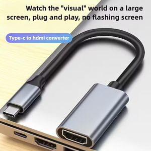 Adaptateur USB-C vers HDTV, Haute Vitesse, Thunderbolt 3/4 Adaptateur USB Type C vers HDTV avec des performances exceptionnelles, Compatible avec iPhone 15 Pro/Max, Macbook Pro/Air, iPad, iMac, et plus encore