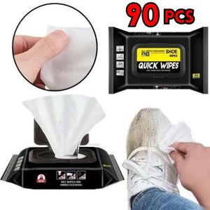Lingettes Réutilisables pour Chaussures – Lot de 90 Quick Wipes Nettoyantes