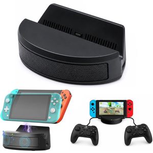 Station de Charge Chargeur pour Nintendo Switch et  Switch Lite  + Haut Parleur Nintendo Switch et Switch Lite - 2 Port USB