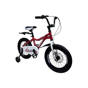 Vélo avec freins disques pour enfant de 5 à 9 ans - Bicyclette 16 pouces 
