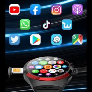 Normal OEM,ODM,WST Montre connectée W50 Pro Max originale avec carte SIM, appel 4G, positionnement GP,S et 128 Go de stockage