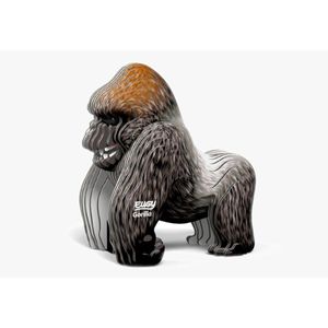 Eug Modèle en bois éducatif d'animaux en 3D pour enfants /GORILLE
