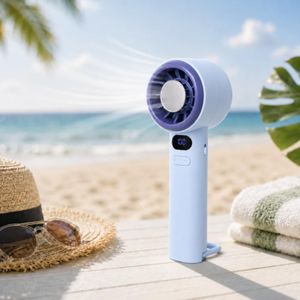 Ventilateur turbo portable à batterie rechargeable USB-C avec écran LCD