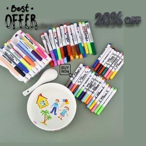 قلم طلاء الماء السحري – علامات حبر عائمة ملونة، ألعاب تعليمية مونتيسوري لرسم وإبداع الأطفال