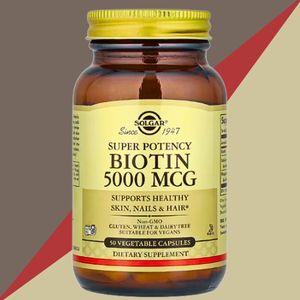 Solgar Biotine, 5000 mcg - Favorise la santé de la peau, des ongles et des cheveux - 50 Capsules Vég