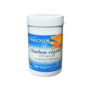 TOTAL Charbon Vegetal - Complement alimentaire 200 Gelules