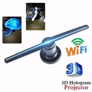 Projecteur 3D Hologramme Fan Wifi, Projecteur Holographique Hd 20