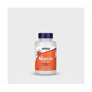 Now Niacine Vitamine B3 500mg - 100 Gélules Végétariennes - Soutient l'Énergie, le Métabolisme et la Santé Générale