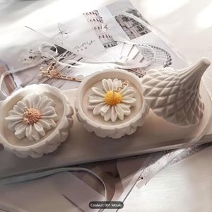 Moule Silicone Réutilisable – Boîte Design Moderne avec Couvercle pour Objets Décoratifs et Cadeaux ( 2PC)