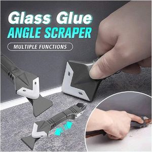 Outil de calfeutrage en silicone 3 en 1, grattoir d'angle pour