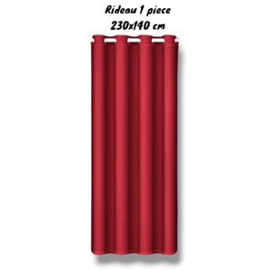 Rideau Aspect Velours, 230 x 140 cm, 1 pièce, en Velours
