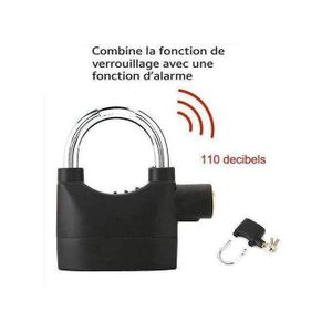Antivol Acier Trempé avec Sirène 110 dB