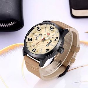 MINI FOCUS Montre Homme Super Qualité En Cuir a Quartz