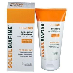 Soleil Biafine Lait Solaire Ultra-Hydratant SPF 50+ - Peaux Sèches et Déshydratées - 150 ml
