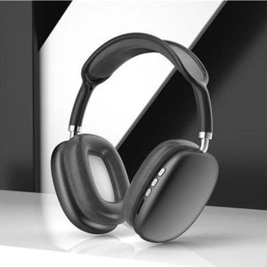 Casque Bluetooth P9 Plus sans fil avec micro, anti bruit avec Entrée jack et Carte SD Casque Gamer & Usage Quotidien - Noir