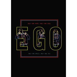 Bts jhope ego line art  Poster Chambre Haute Qualité