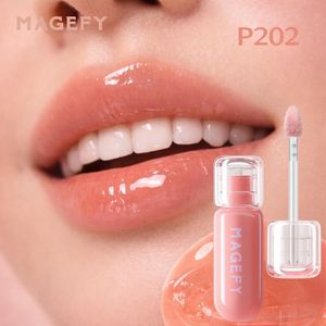 MAGEFY Serum Lip Gloss P202 Coral Pink – Brillant à Lèvres Effet Gloss Lumineux, Couleur P202, Lip Gloss Maquillage Lèvres