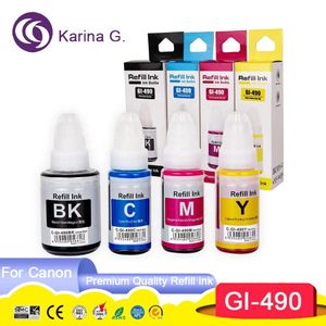 Kit d'encre de colorant de recharge d'encre de colorant de Gl-490 compatible
