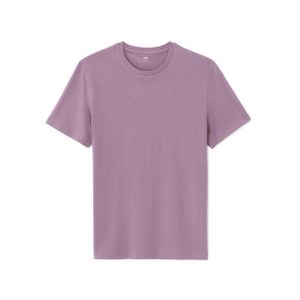 Celio T-shirt regular col rond 100% coton - PURPLE MID