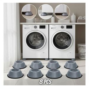 8PCS Support de Machine à laver anti-vibration , Tampons antivibration