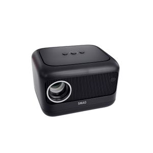 Smag Android 9.0 Mini Projecteur, L1 20000 Lumens Videoprojecteur 5G WiFi Bluetooth, Supporte 1080P Retroprojecteur Portable
