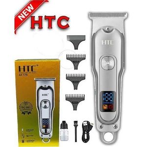 Htc Tondeuse zéro professionnel électrique à cheveux et barbe AT-179 écran LCD