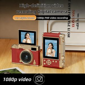 Caméra numérique 4K HD améliorée, écran rabattable de 2,4 pouces