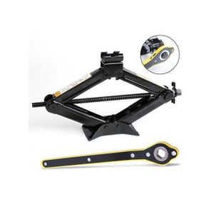 Cric de voiture pliable et Clé à cliquet pour poignée de cric