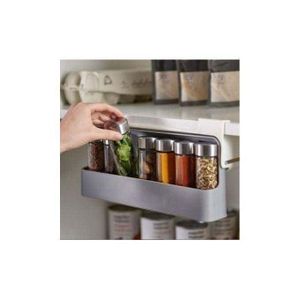 Étagère Murale Autocollante pour Bouteille d'Assaisonnement, Rangement pour Épices de Cuisine