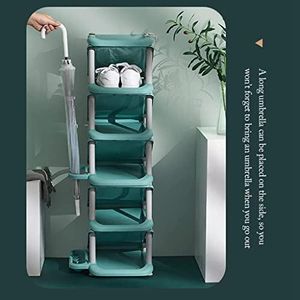 Étagère à Chaussures Verticale à 7 Niveaux – Organisateur de Rangement Compact et Modulable