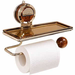 Porte-Papier Toilette Mural avec Étagère Multifonction – Organisateur de Salle de Bain