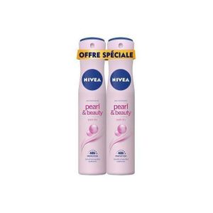 NIVEA PACK X2 Déodorant Femme - Pearl & Beauty 200ml anti-transpirant