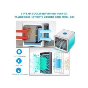 Mini climatiseur Portable, humidificateur, purificateur, multifonction, pour la maison et le bureau, refroidissement silencieux, petit climatiseur
