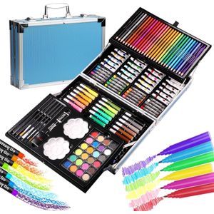 حقيبة أدوات رسم وتلوين إبداعية شاملة