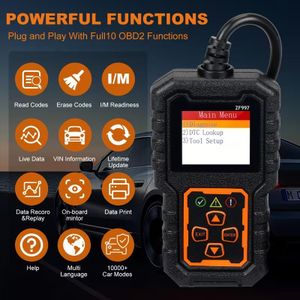 Outil de Diagnostic Automobile OBD2 V600 – Scanner Universel pour Détecter Lire et Effacer les Codes Défauts