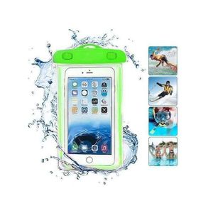 Pochette Étanche Téléphone Universelle IPX8 – Coque/Housse/Étui Waterproof PVC Transparent – Compatible iPhone, Samsung, Huawei ect Jusqu’à 7 Pouces – Imperméable Mer, Plage, Piscine, Bain, Natation, Sports, Randonnée – Écran Tactile Compatible
