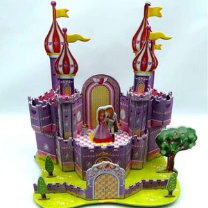 les jeux de puzzle 3D maison de dessin animé 3D pour les enfants