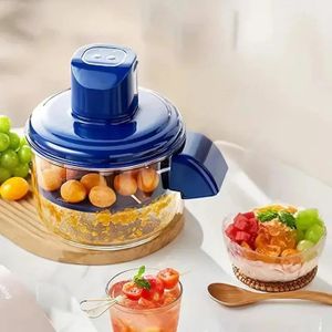 Éplucheuse Électrique Multifonction pour Raisins, Tomates et Ail - Rechargeable USB 