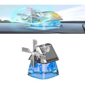 Diffuseur de Parfum Solaire avec Moulin à Vent Rotatif, Désodorisant Automatique pour Voiture et Maison
