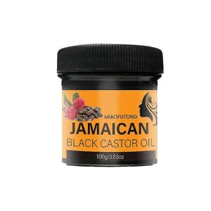 Masque capillaire à l’huile de ricin noir jamaïcain – 100% naturel – Hydratation profonde – Anti-frisottis – Lot de 3
