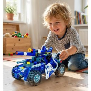 Tank Militaire M4 – Jeu de Blocs Char de Combat Armée – Maquette Véhicule de Guerre Char d'Assaut Militaire