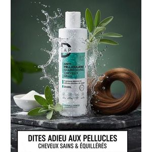 D-CAP Anti-Pelliculaire – Shampooing Traitant pour Cheveux Gras (250ml)