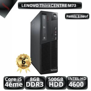 Lenovo ThinkCentre M710S SFF - 8Go - 500Go HDD + Écran 22