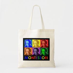 Maria Montessori noise-art tote bag Unique, haute qualité