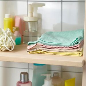 Lot de 4 Serviettes Douces - Multicolore (30x30 cm)