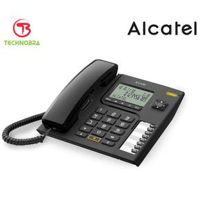 Alcatel Poste Téléphonique Analogique Filaire avec afficheur T76 (Téléphone Filaire)